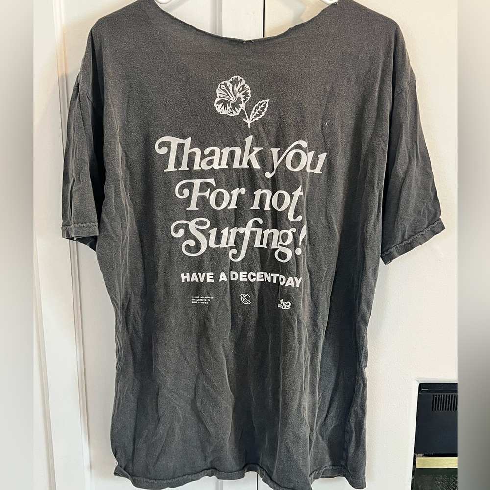Lost surfboards t shirt size large